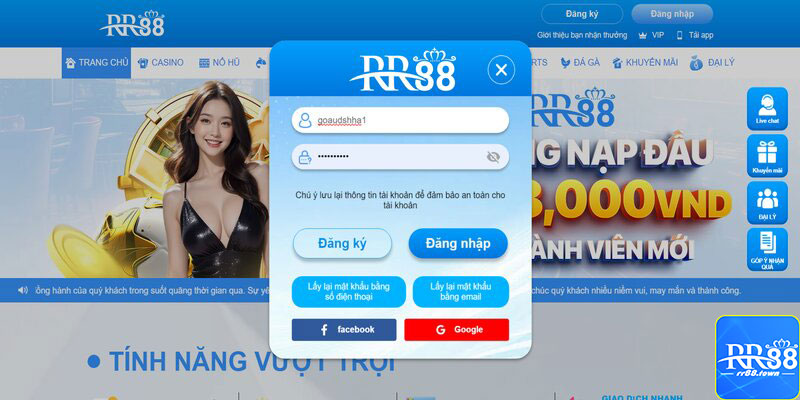 Cách tham gia game RR88 nhanh chóng